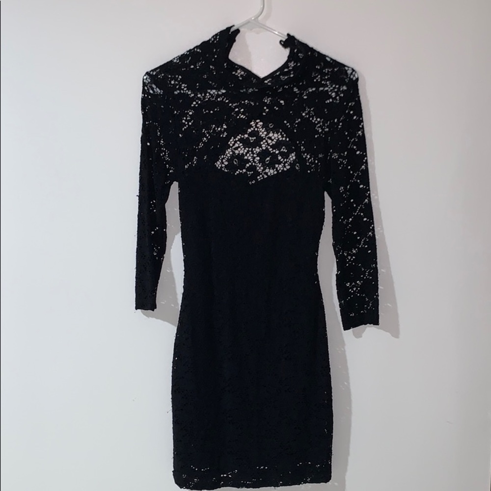 Lacy Black Dress
